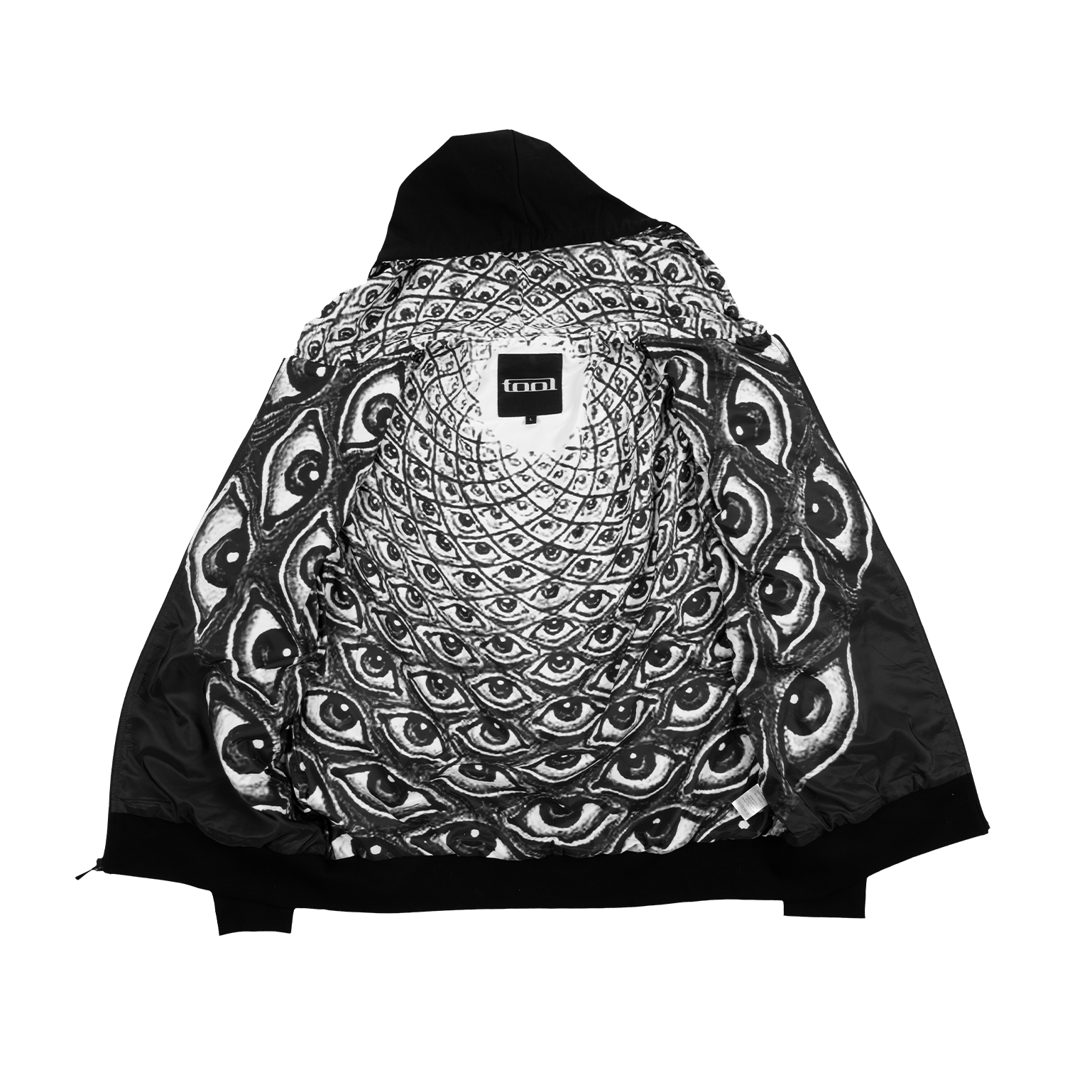 Tool Army 10,000 Days Circle Eyes felpa zip taglia L