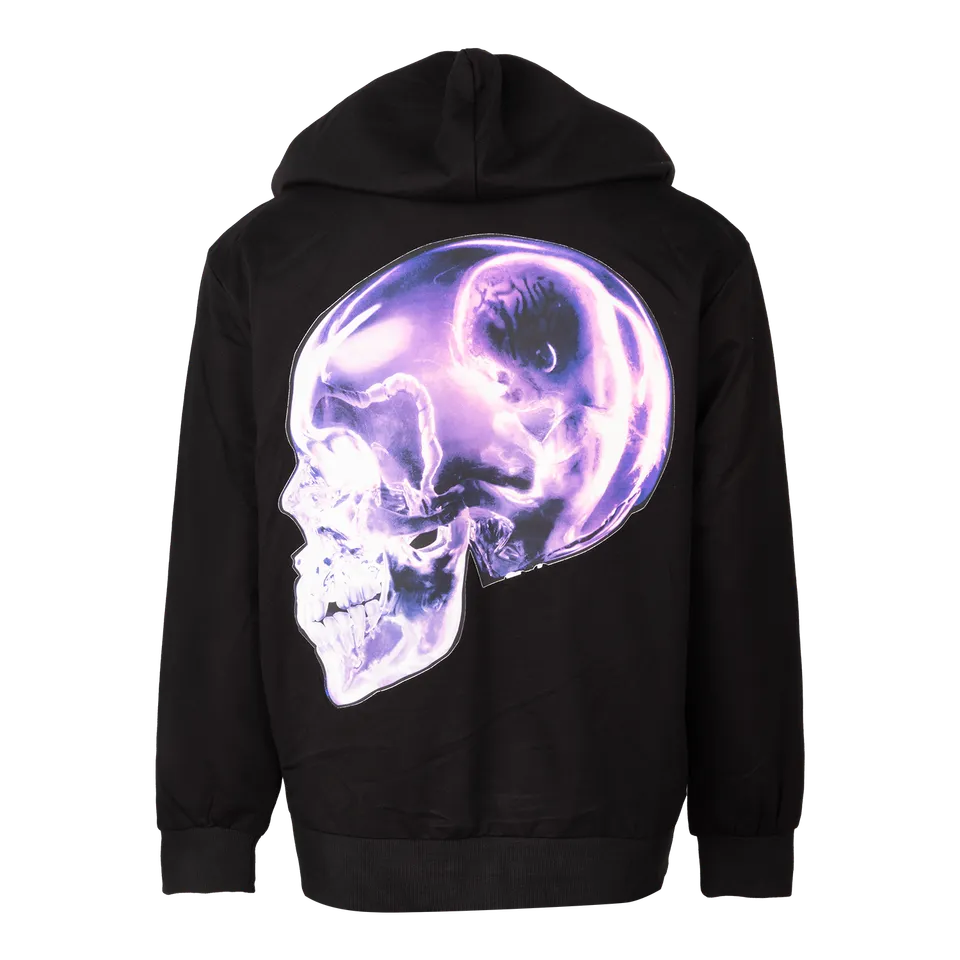 Tool Fetus In Skull felpa zip L foderata con cappuccio