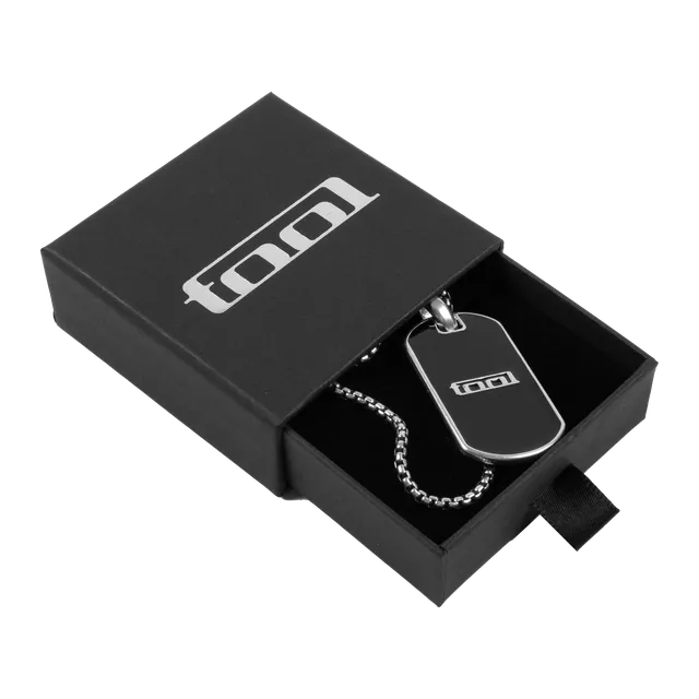 Tool 10,000 Days ciondolo dog tag smalto ottone catena 20"