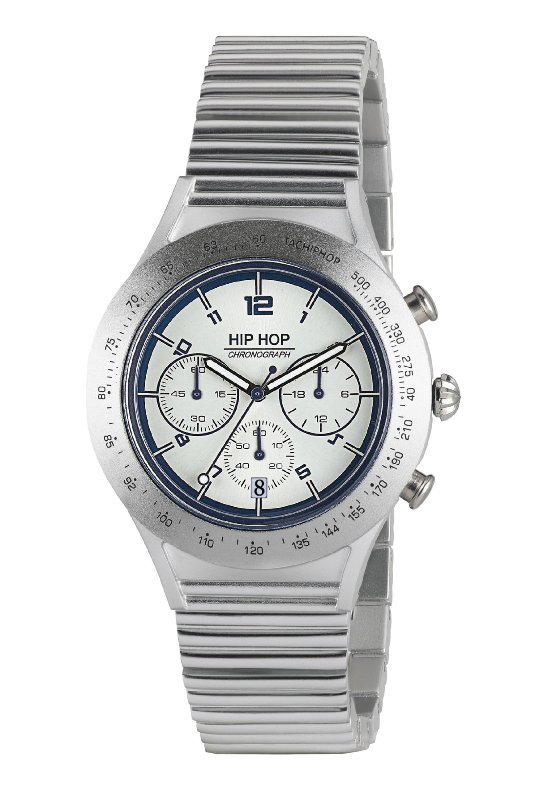 Hip Hop X Man HWU0730 orologio uomo alluminio bianco