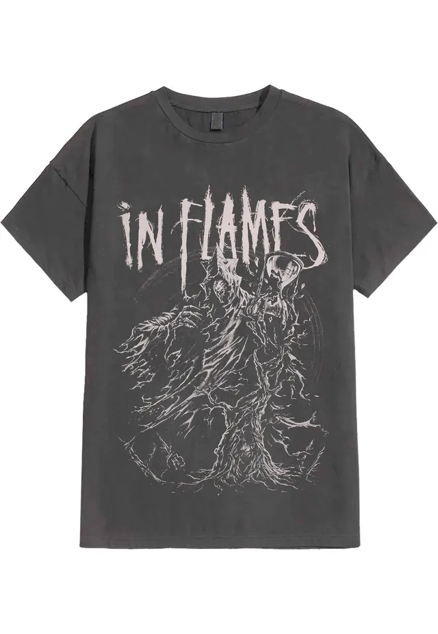 In Flames End Of Time T-Shirt uomo grigia