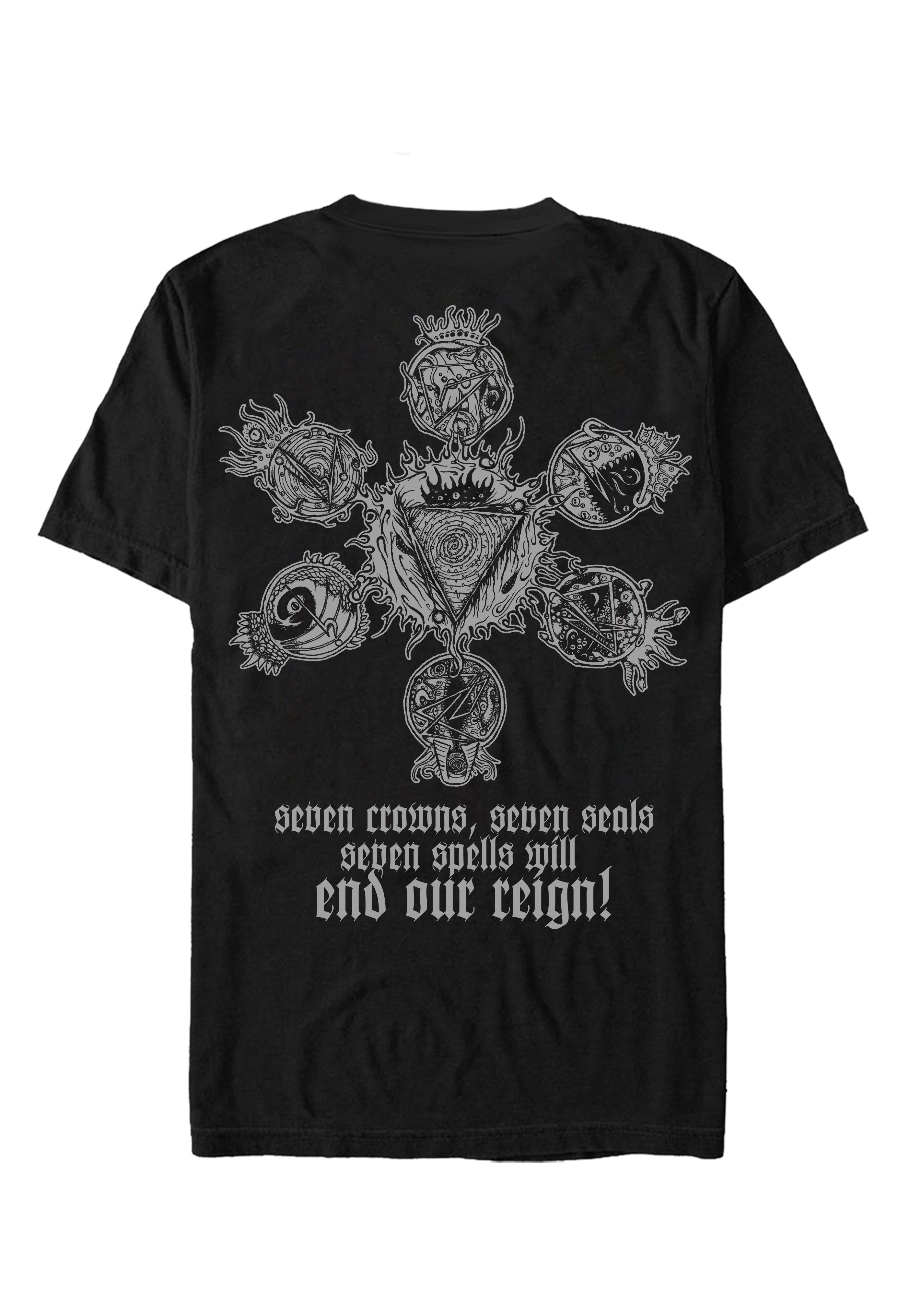 Sulphur Aeon Seven Crowns T-Shirt nera death