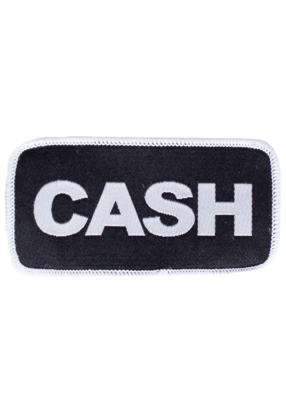 Johnny Cash Cash patch toppa ricamata nera onesize