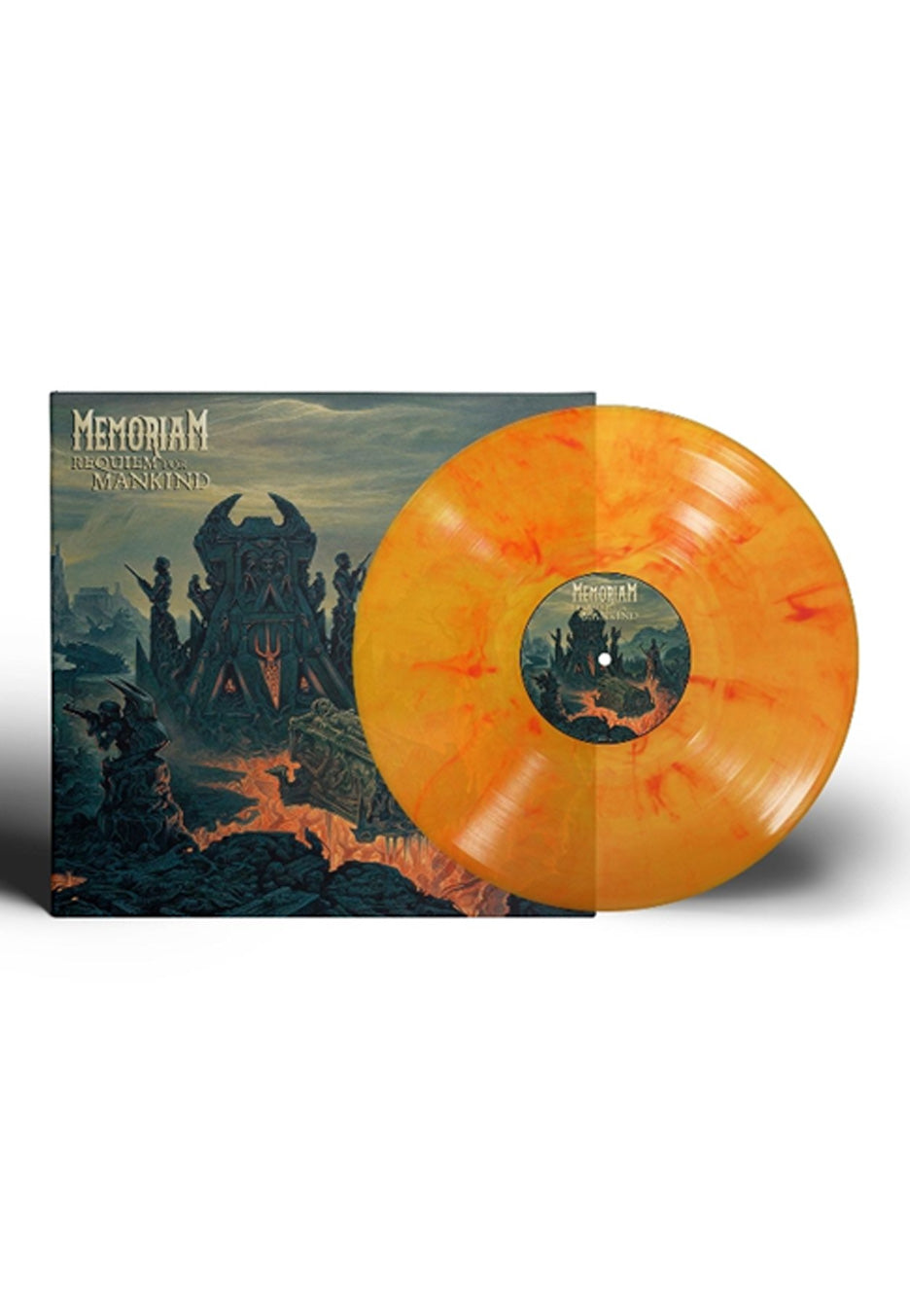Memoriam Requiem For Mankind vinile giallo rosso death