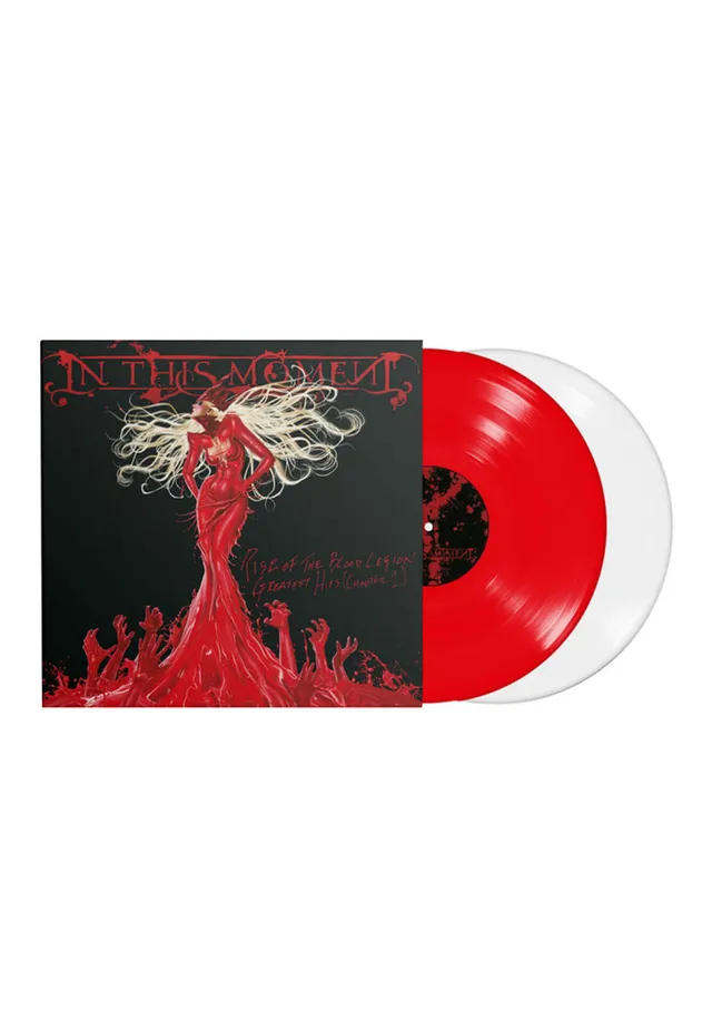In This Moment Rise Of The Blood Legion 2 LP Vinile rosso bianco