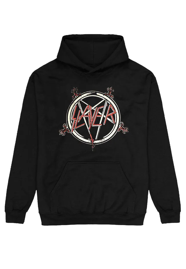 Slayer Pentagram felpa nera thrash metal