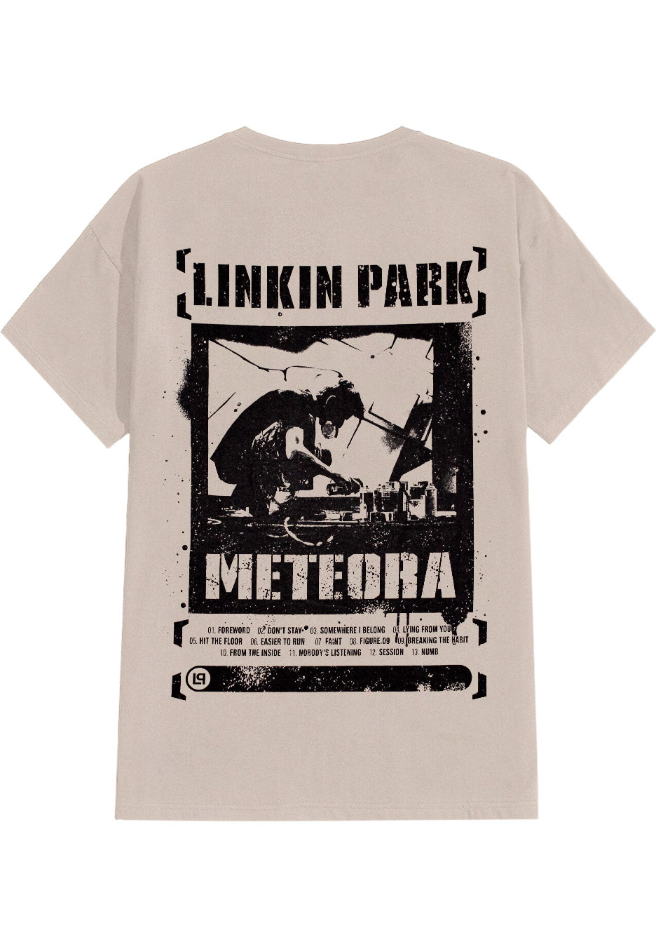 Linkin Park Meteora Sand maglietta beige manica corta