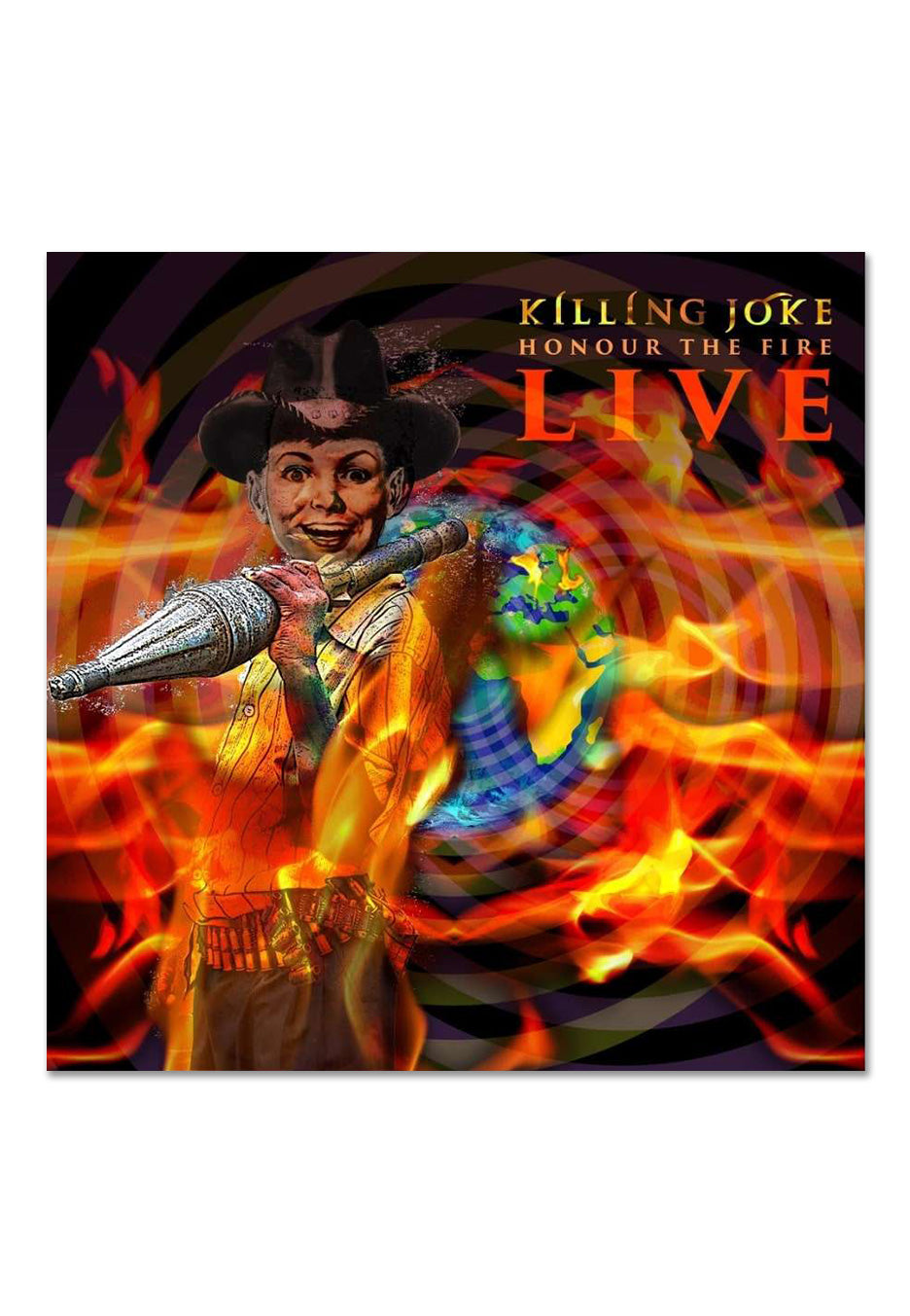 Killing Joke Honour The Fire Live vinile arancione 3 LP limitato