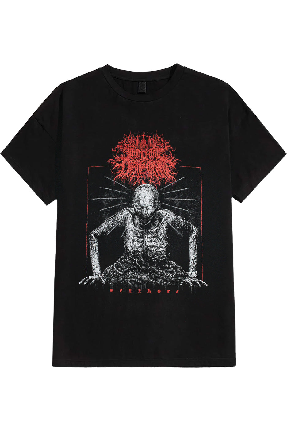 Immortal Disfigurement Mold T-Shirt maglietta nera