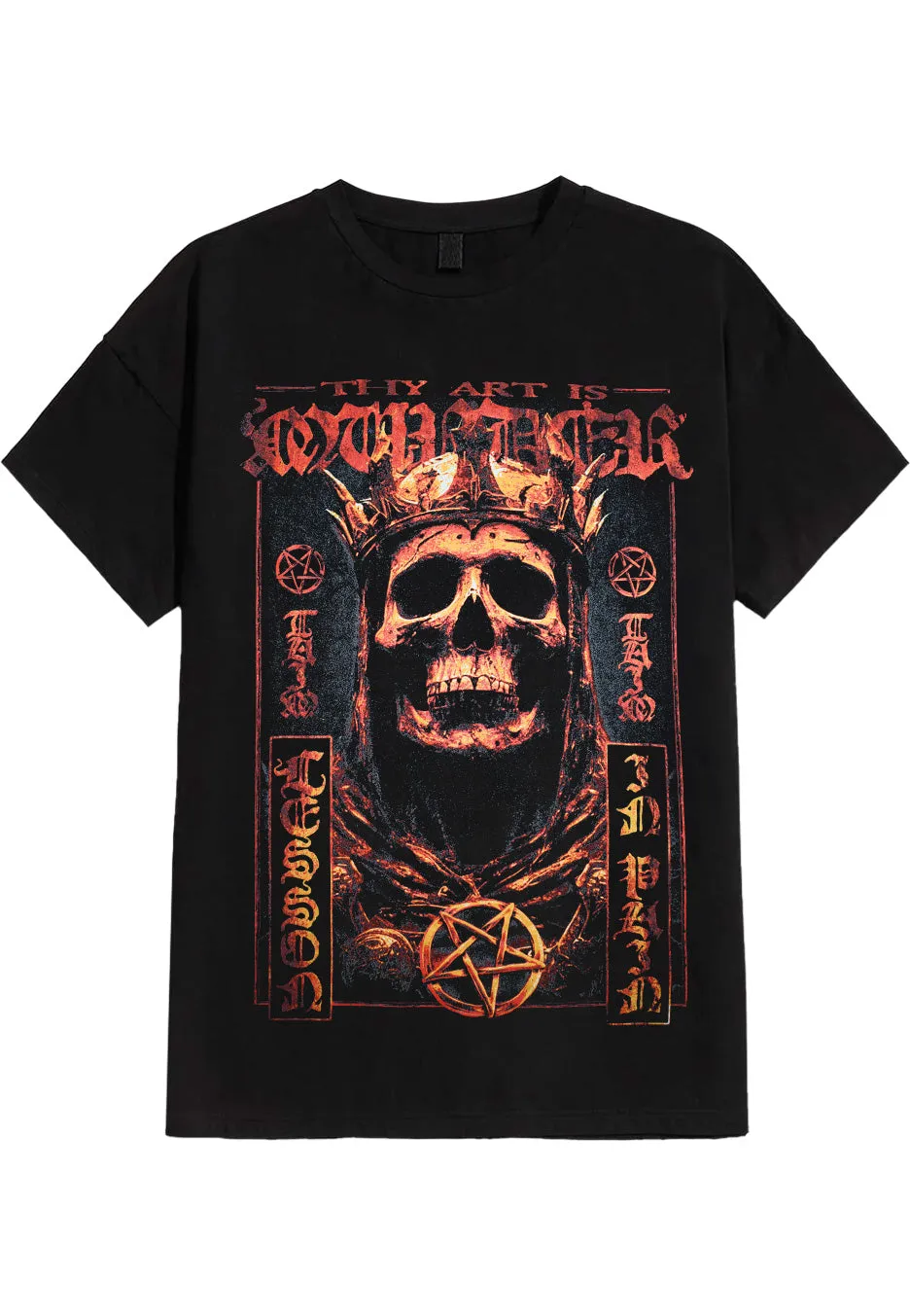 Thy Art Is Murder Skull King T-Shirt Nera