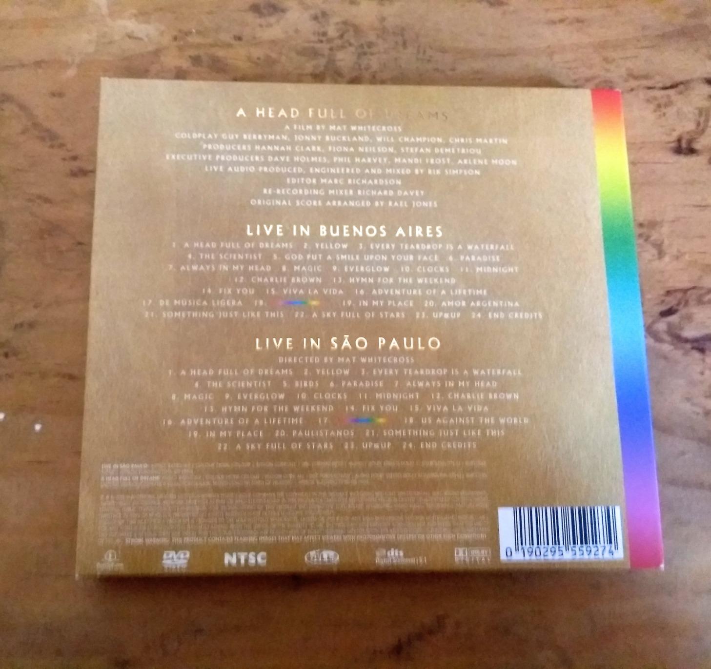 Coldplay Live in Buenos Aires CD+DVD concerto 2CD+2DVD