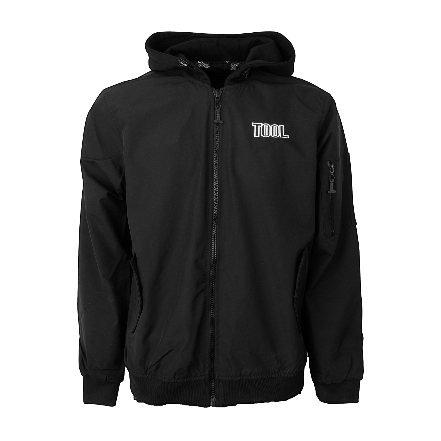 Tool Wrench giacca bomber uomo nero con cappuccio Large