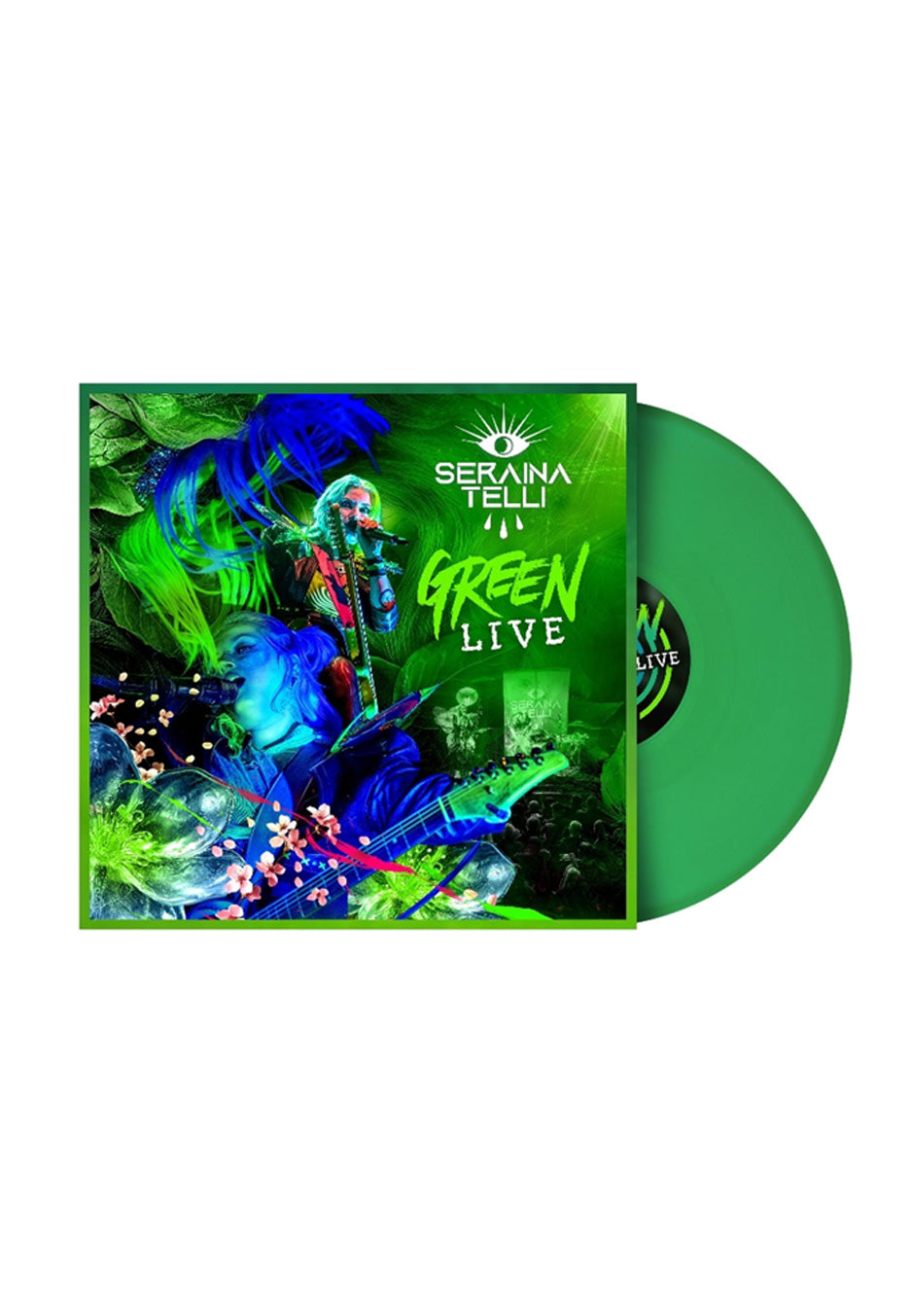 Seraina Telli Green Live vinile LP verde neon edizione limitata