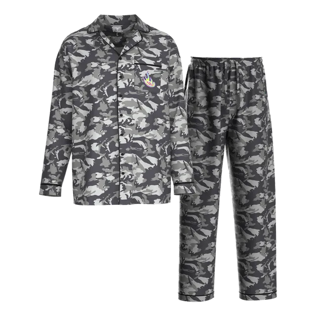 Tool Eye Flame Black Camo pigiama uomo nero