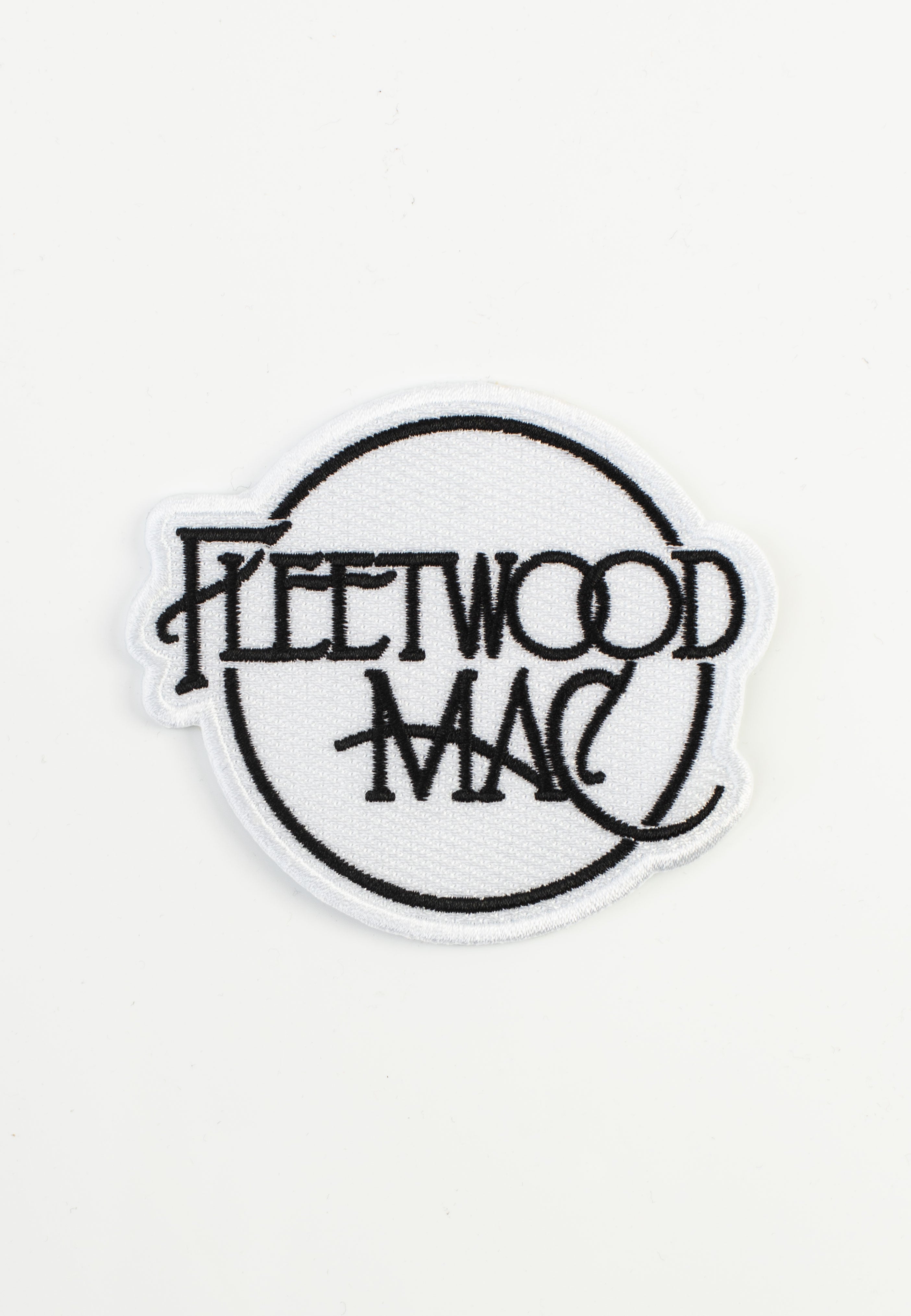 Fleetwood Mac Classic Logo patch bianca ricamata
