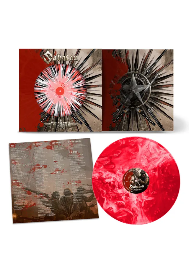 Sabaton The Last Stand 2 vinile marbled splatter