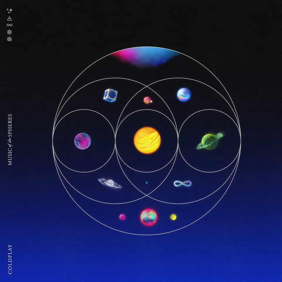 Coldplay Music of the Spheres CD album pop rock