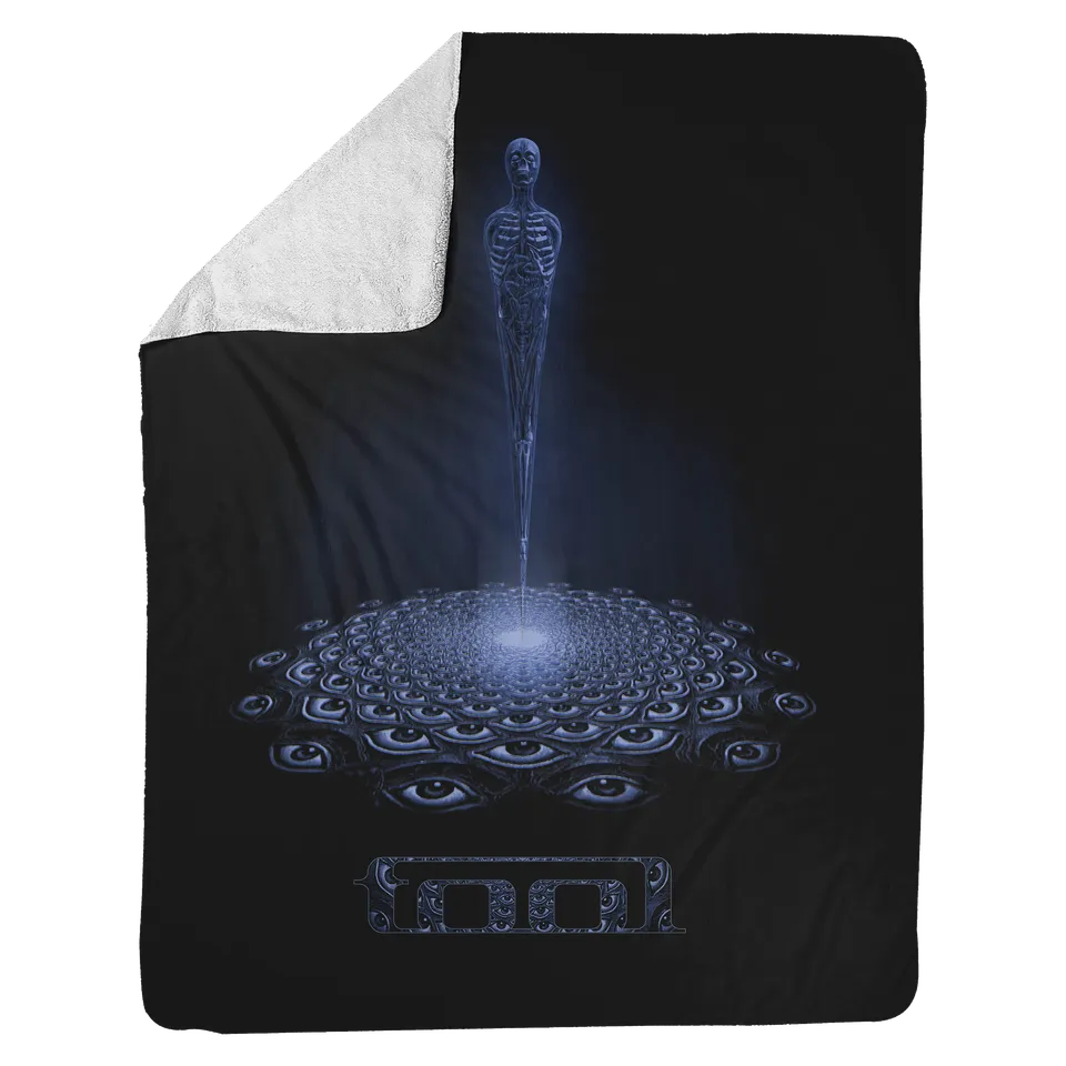 Tool Blue Spectre Coperta Plaid Sherpa 50x60