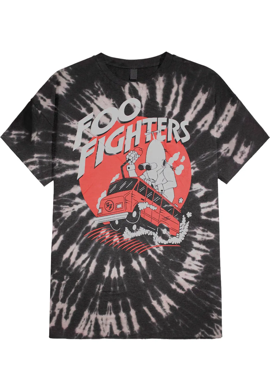 Foo Fighters Speeding Bus T-Shirt grigia rock
