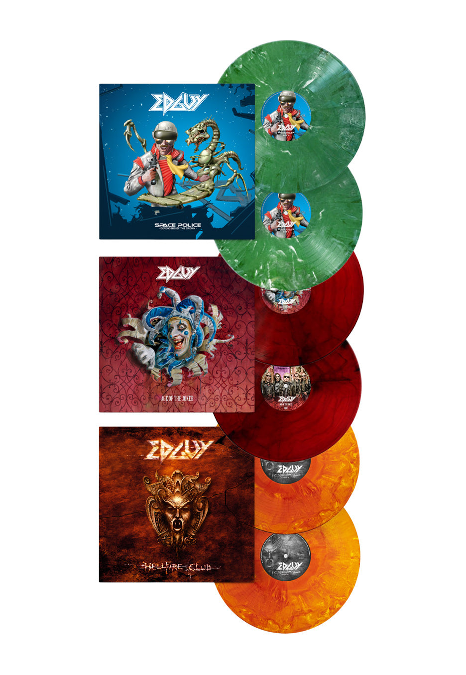 Edguy 3 Albums Bundle 3 Vinili LP Power Metal