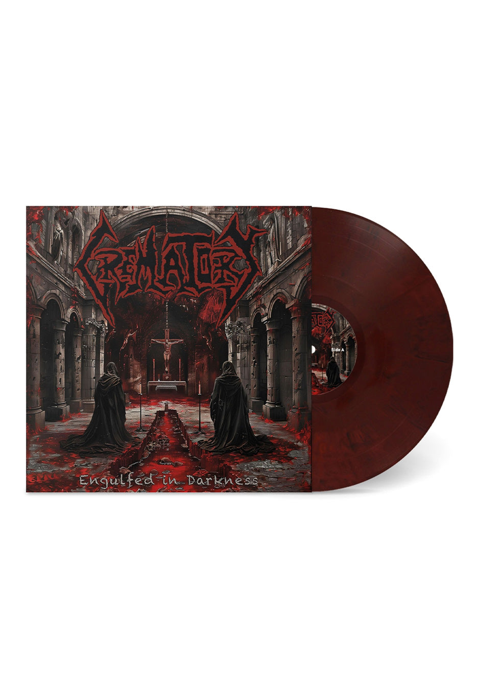 Crematory Engulfed In Darkness Vinile Marmorizzato Rosso