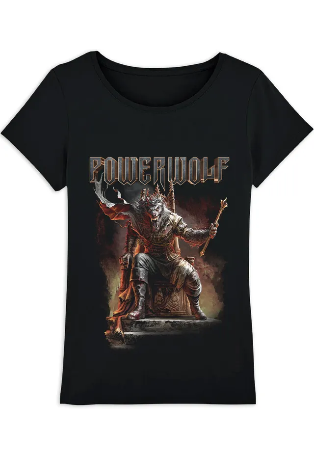 Powerwolf Wake Up The Wicked t-shirt donna nera manica corta