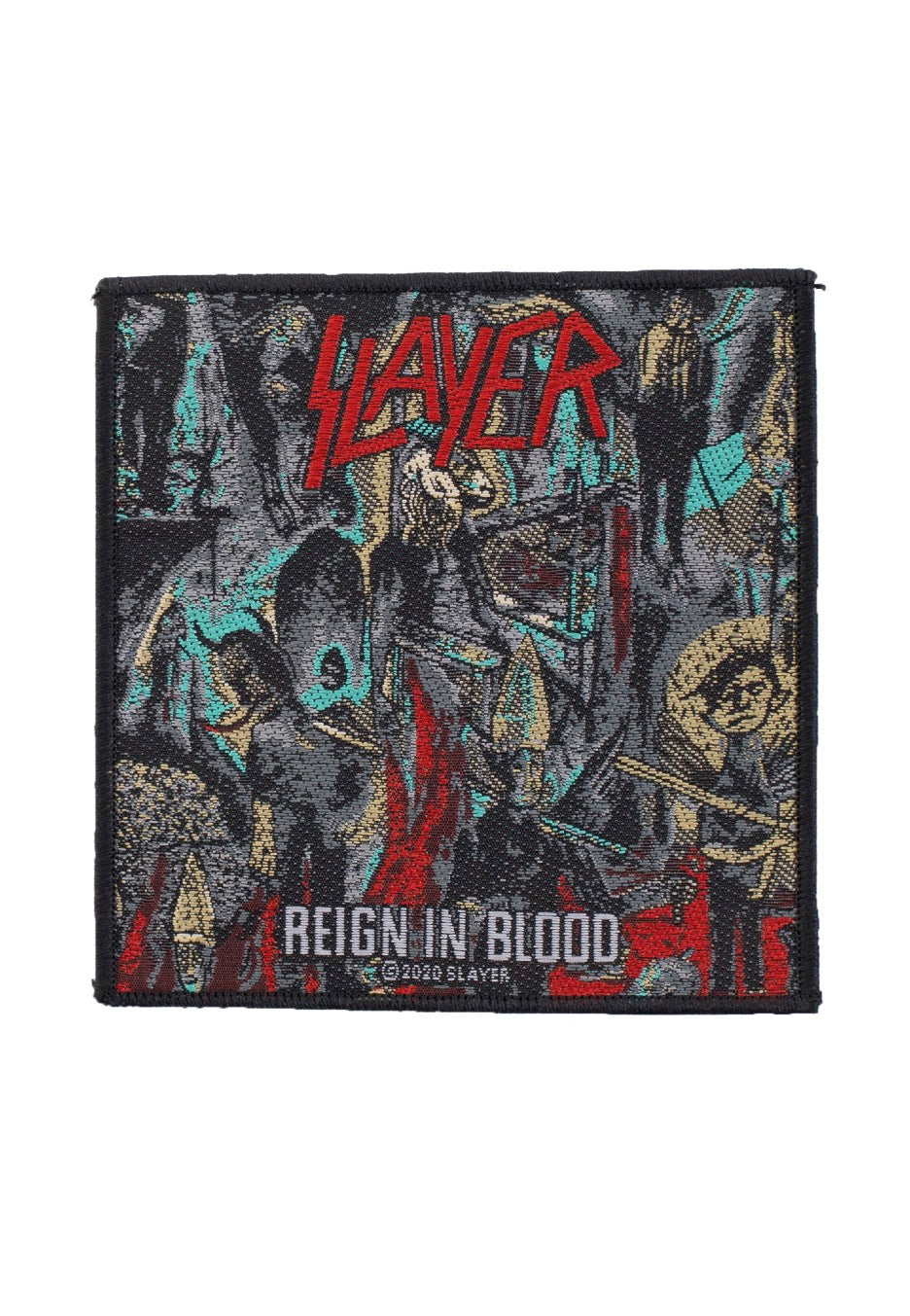 Slayer Reign In Blood patch toppa multicolore thrash