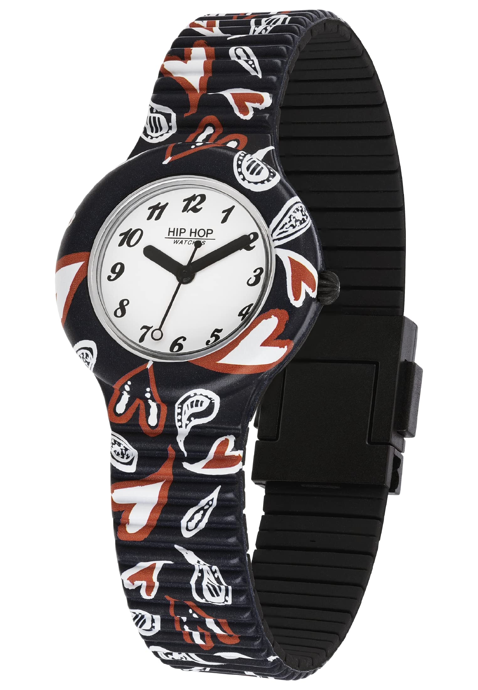 Hip Hop Hero 32 Orologio Donna Nero Bianco 32 mm