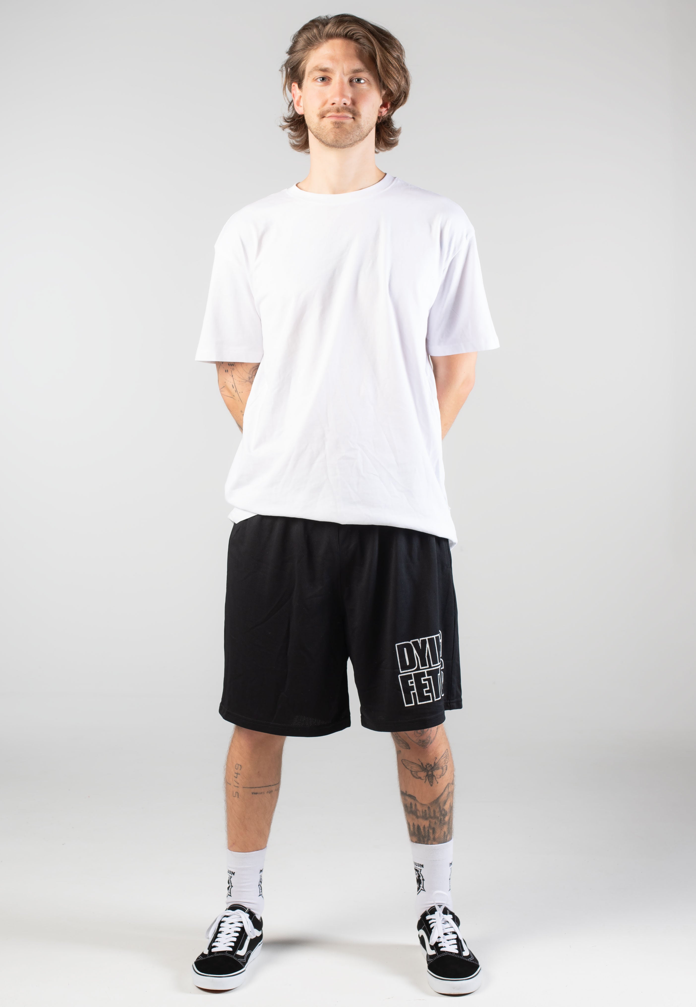 Dying Fetus Simple Logo shorts neri mesh death metal