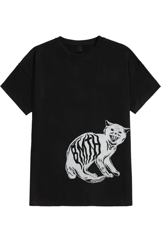Bring Me The Horizon Dark Cats T-Shirt nera