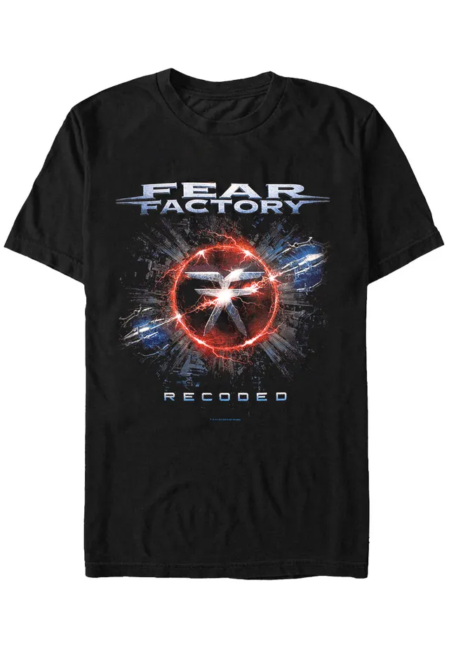 Fear Factory Recoded T-Shirt uomo nera tech metal