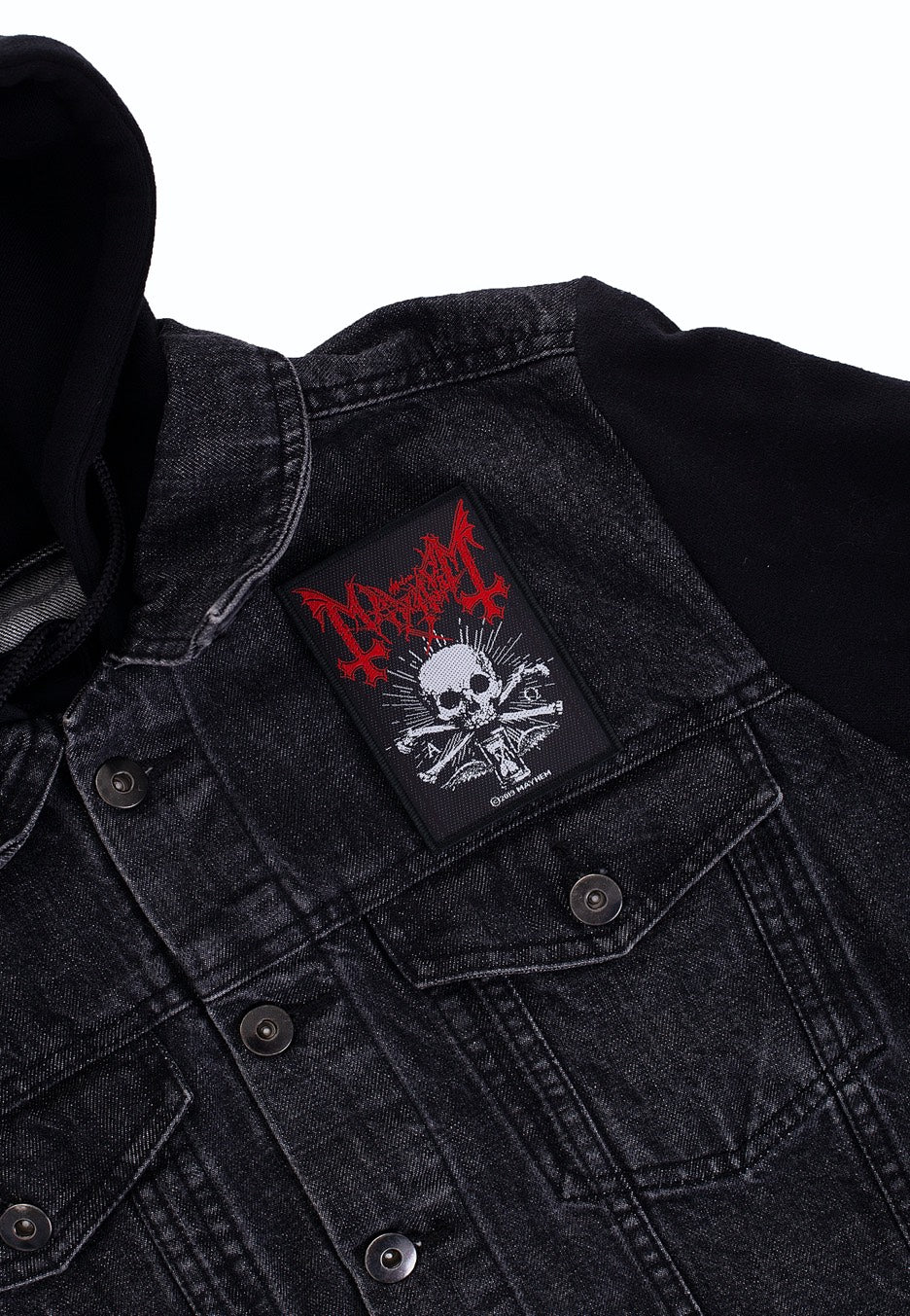 Mayhem Alpha Omega Daemon patch nera onesize