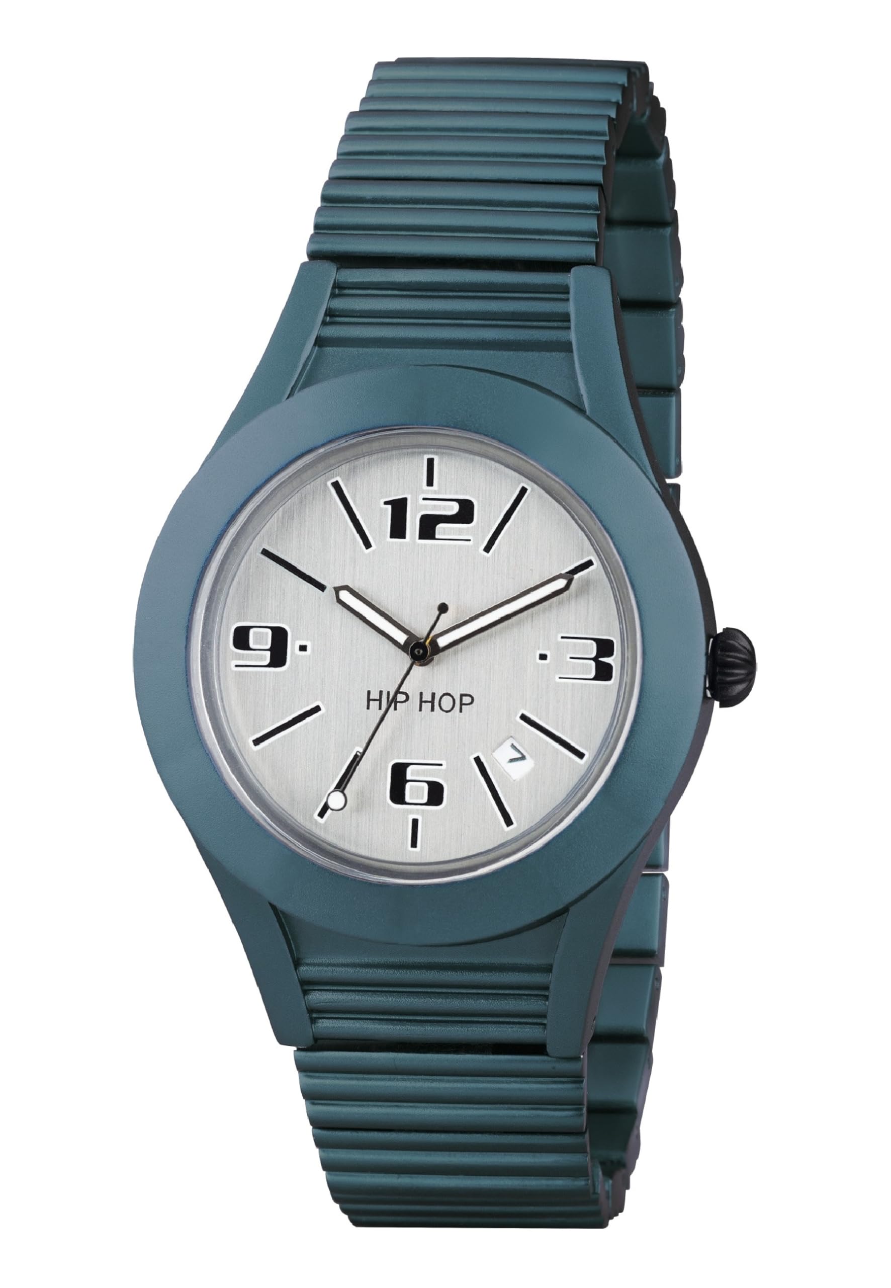 Hip Hop X Man Orologio Uomo 42 mm Grigio Alluminio