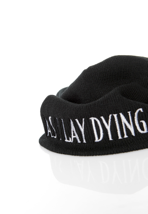 As I Lay Dying Logo beanie cappello nero onesize metalcore