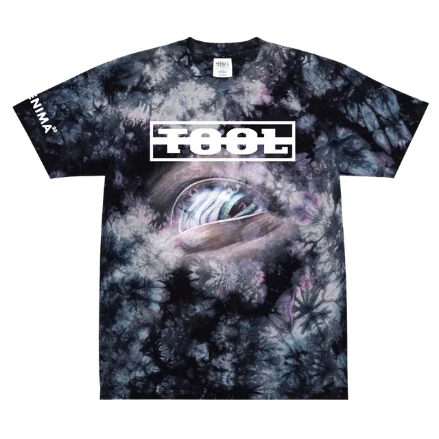 Tool Ænima30 Tracklist T-Shirt tie dye oversize cotone