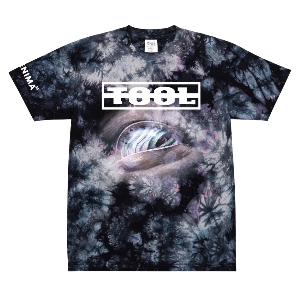 Tool Ænima30 Tracklist T-Shirt tie dye oversize cotone