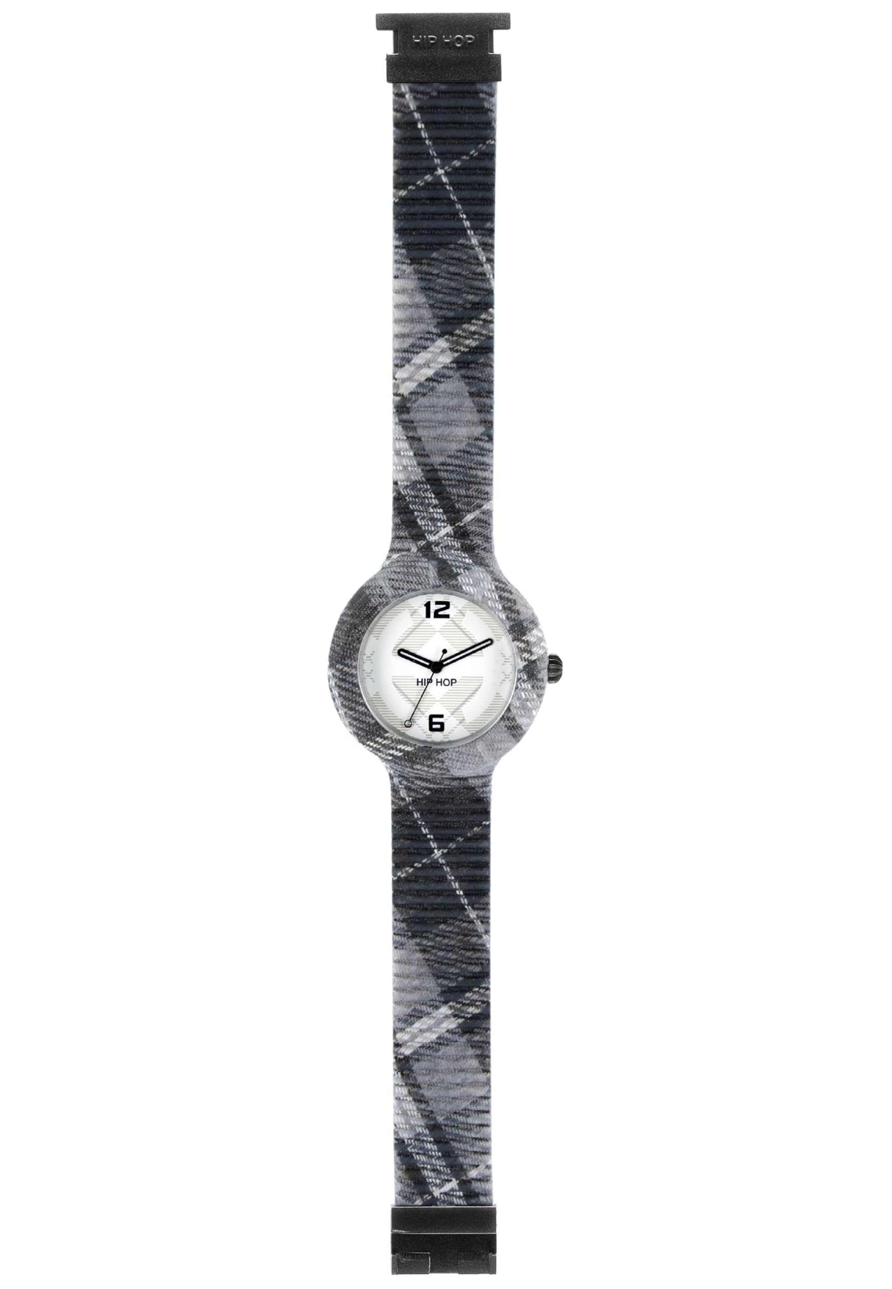 Hip Hop X Man HWU0378 orologio uomo blu tartan 42 mm