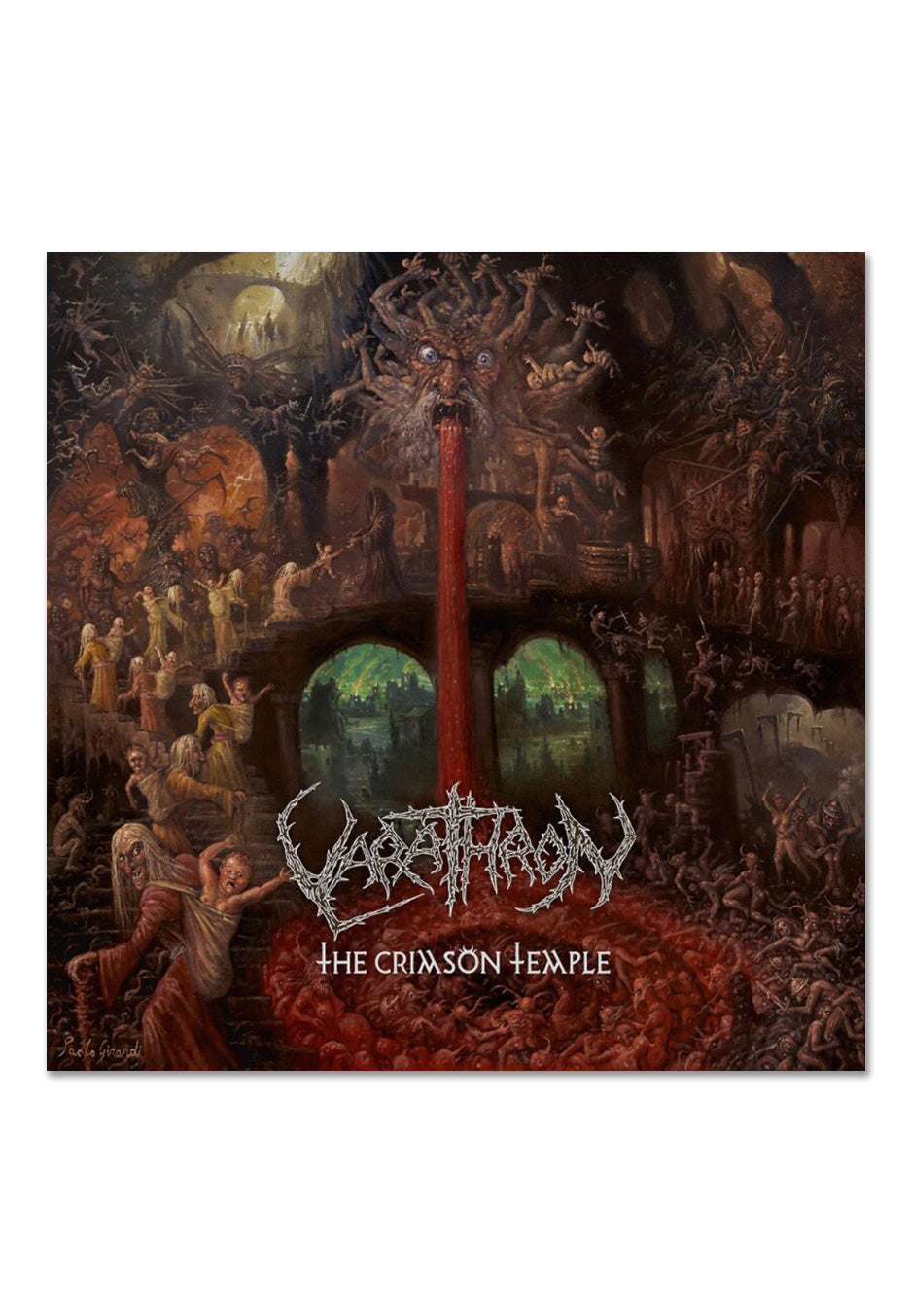 Varathron The Crimson Temple picture disc LP limitato