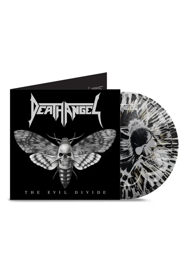 Death Angel The Evil Divide Clear vinile 2LP splatter metal