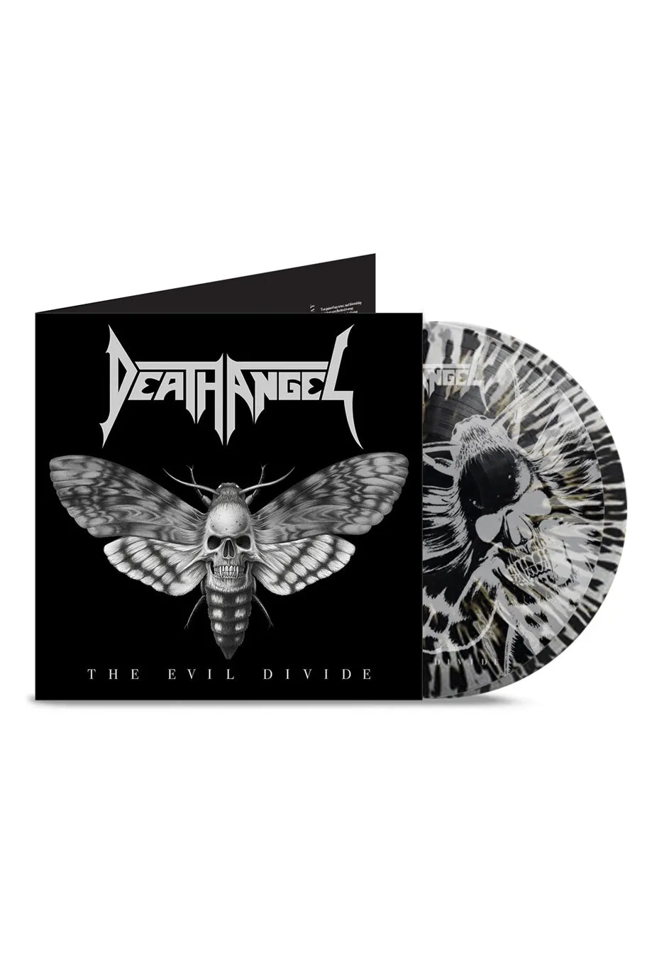 Death Angel The Evil Divide Clear vinile 2LP splatter metal