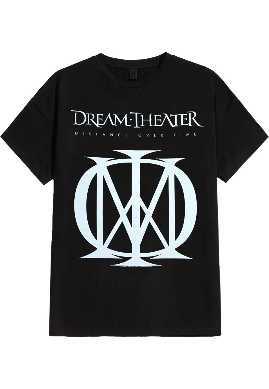 Dream Theater Distance Over Time T-Shirt nera logo ufficiale