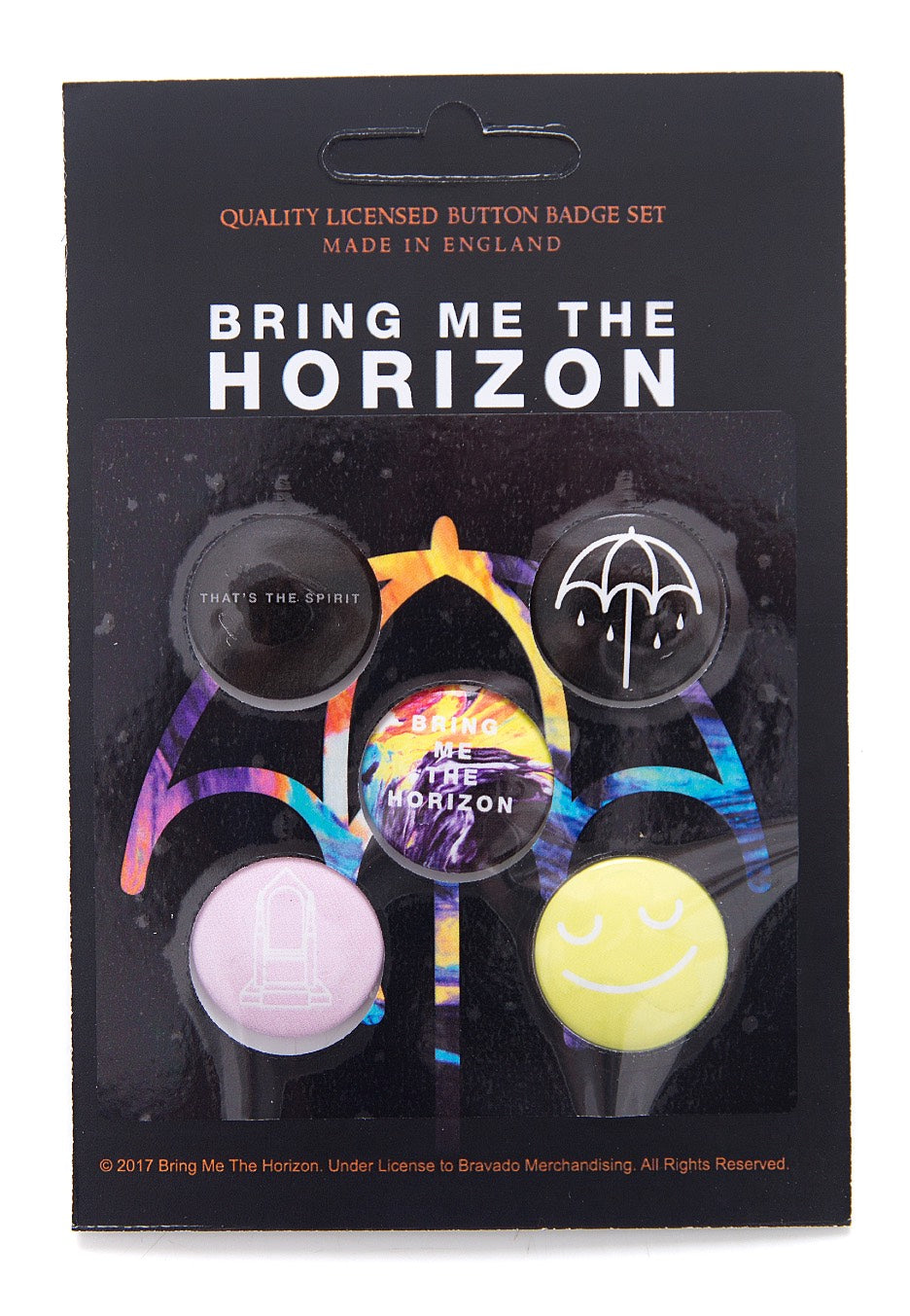 Bring Me The Horizon Set 5 Spille Pin Metalcore
