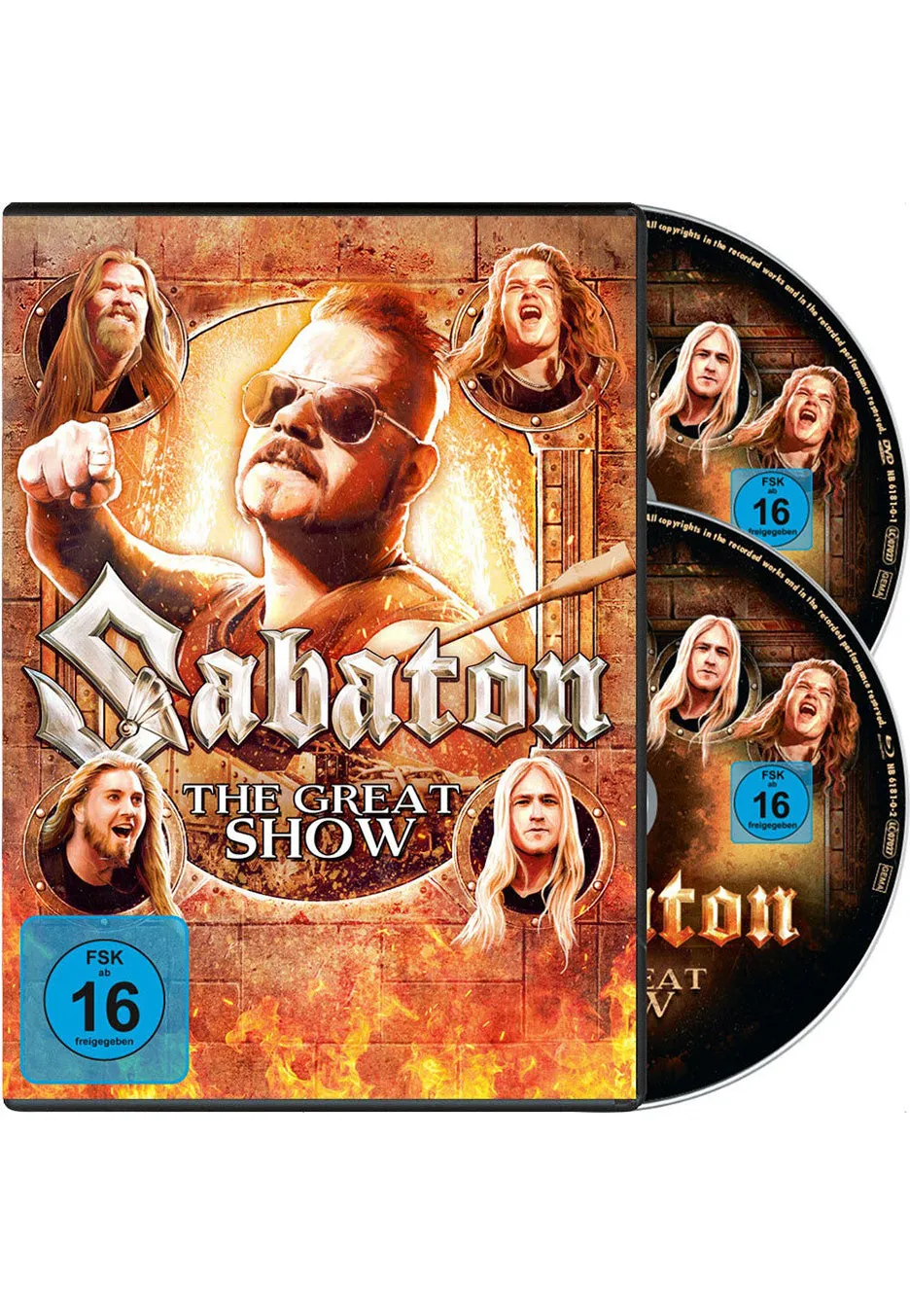 Sabaton The Great Show Blu-ray + DVD power metal