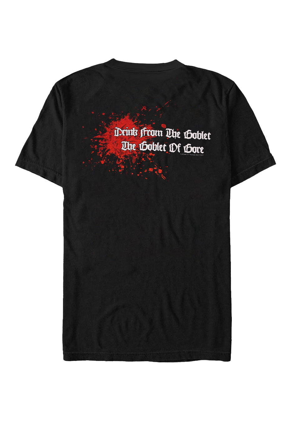 Death Scream Bloody Gore T-Shirt Nera Death Metal S-XXL