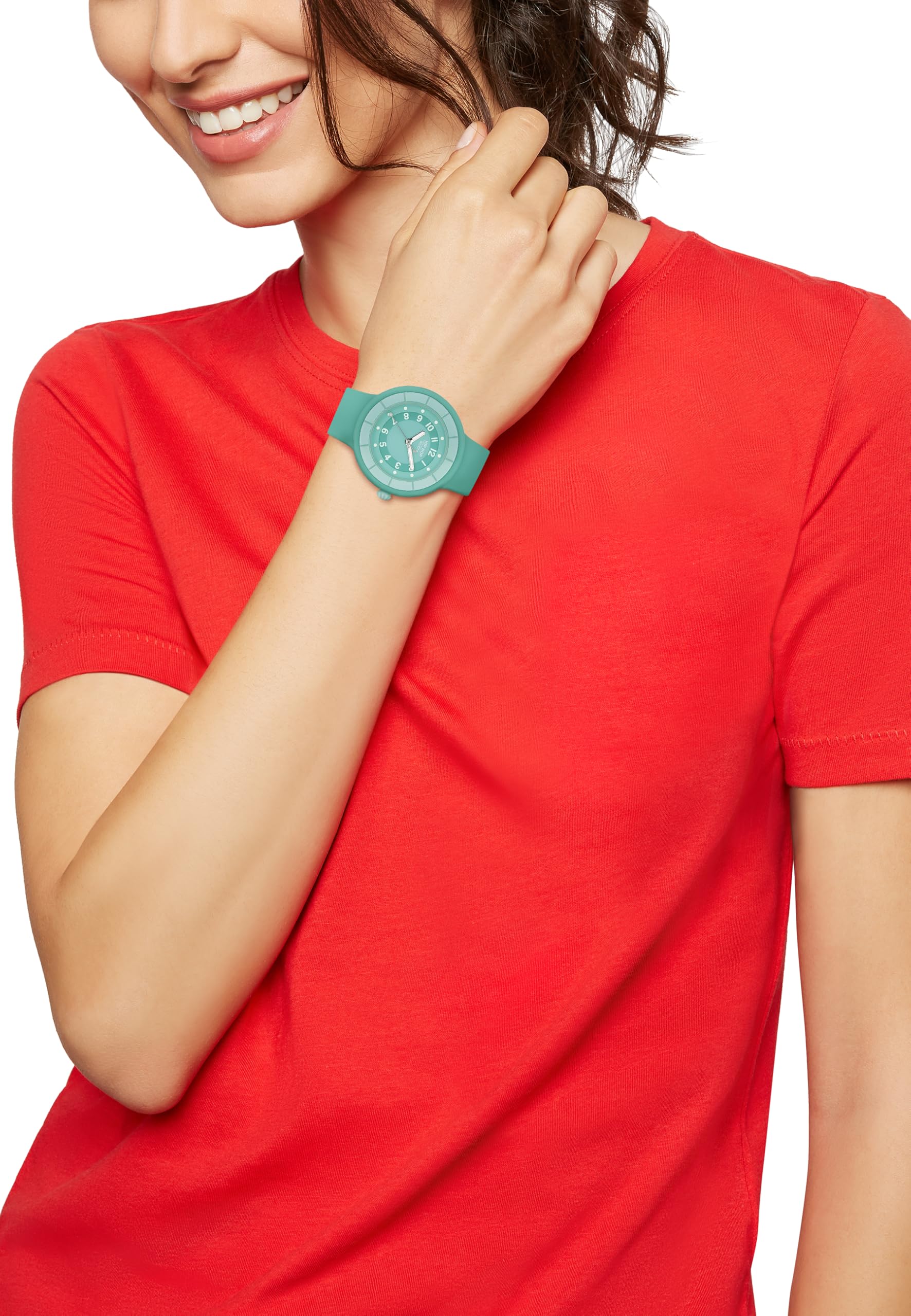 Hip Hop Hero.Dot Solar orologio donna verde acqua 33 mm