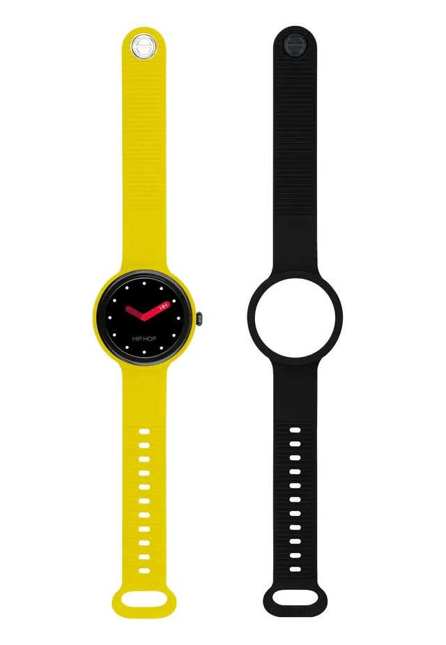 Hip Hop Hero.Next Smartwatch Uomo Giallo Nero 41mm