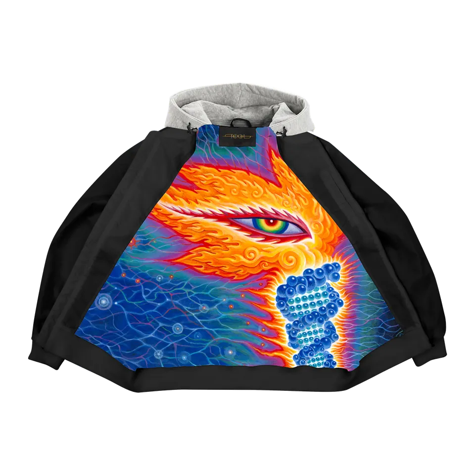 Tool Fear Inoculum Hooded Bomber giacca taglia L ricamata