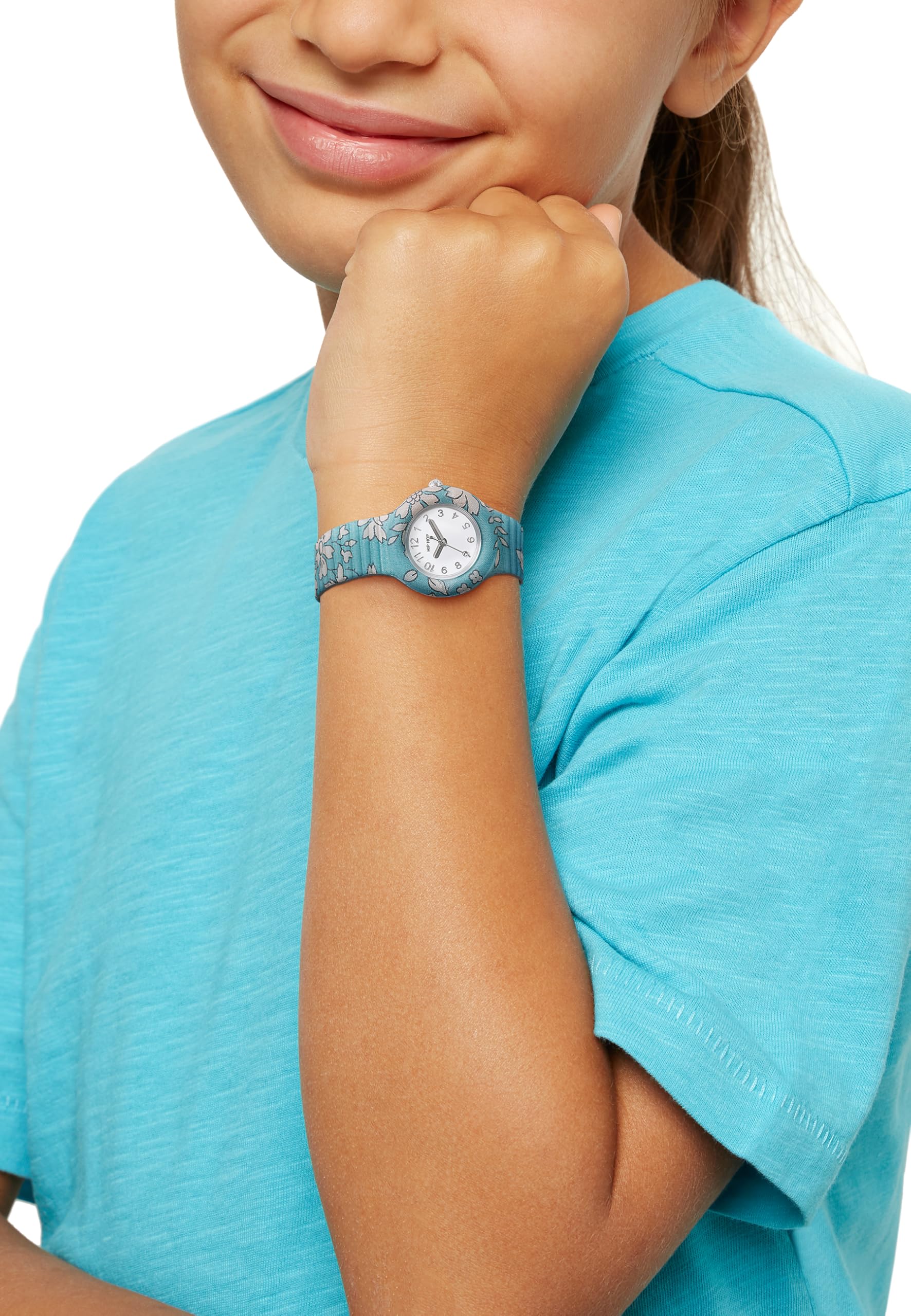 Hip Hop Winter Blossom orologio donna azzurro Liberty 28 mm