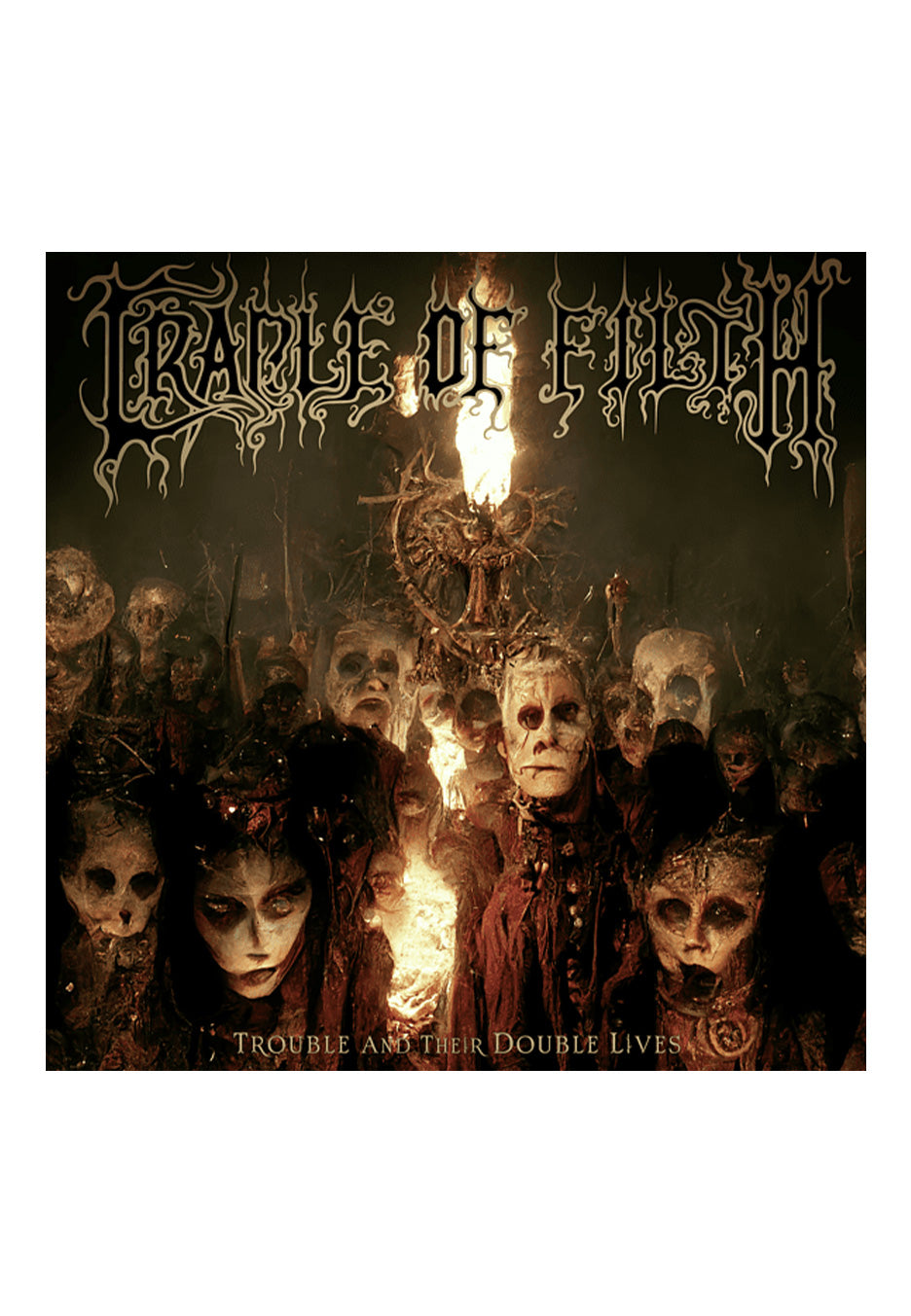 Cradle Of Filth Trouble Double Lives 2 vinile silver