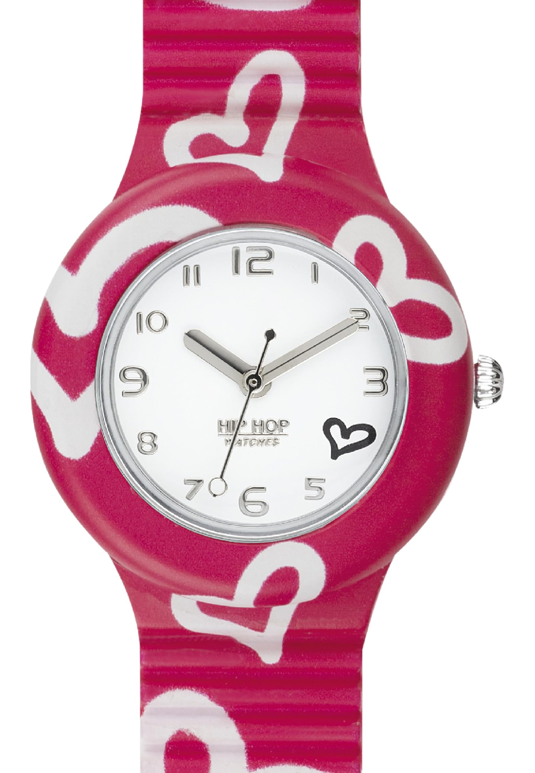 Hip Hop Hero 32 Be Loved orologio nero cuoricini 32 mm